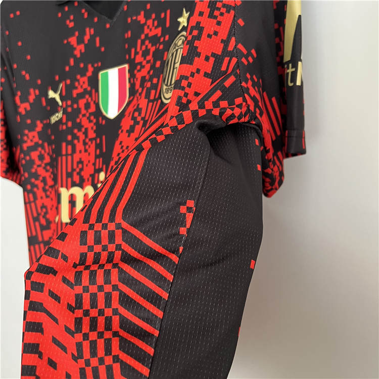 AC Milan 23/24 Red Special Edition Soccer Jersey Football Shirt - Click Image to Close
